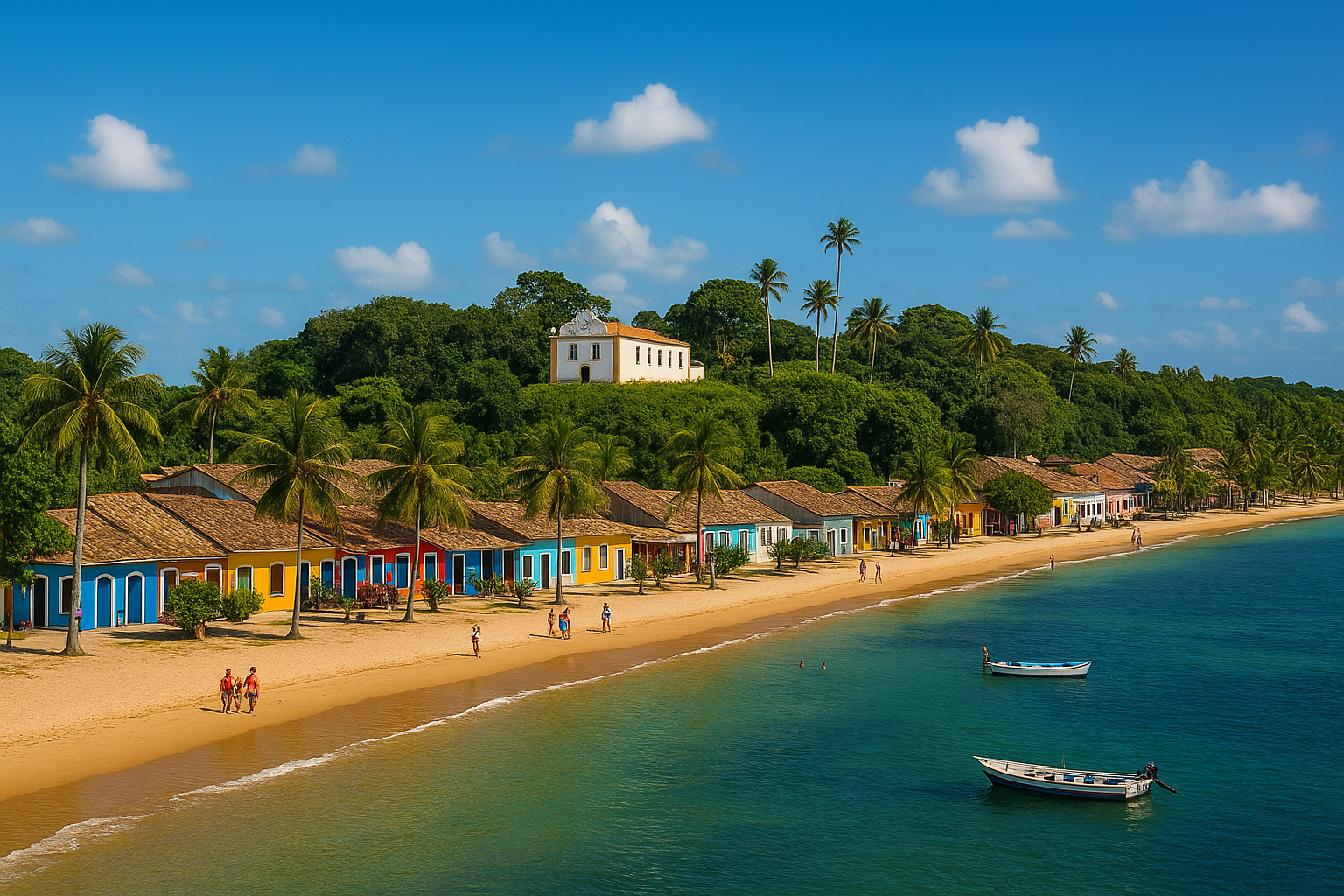 Porto Seguro, na Bahia, é um dos destinos turísticos mais famosos do Brasil